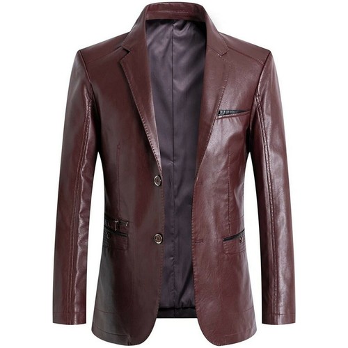 Blazer cuir pour - en,