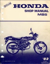 82' Honda Mb5 Service Manual
