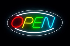 NEON LED OUVERT Panneau
