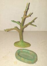 ANTIQUE TOY: STARLUX MINIATURE TREE AND BOAT 