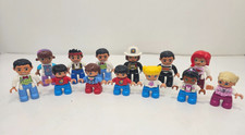 Lego Duplo Lot of 13 Figures People Adults and Kids Jake Pirate Doc McStuffins