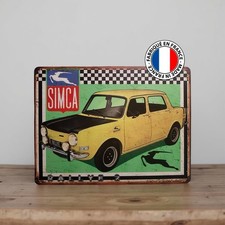 Plaque métal  Simca 1000