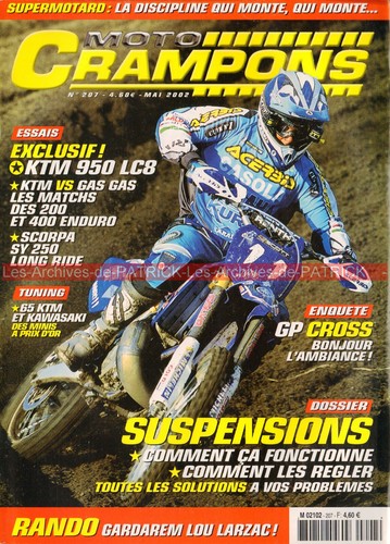 Moto crampons 207 gas - gas, 200