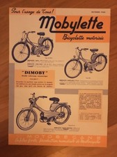 Motorcycle Advertising Poster Mobylette AV32S BG AV44 AV76 AV85 AV89 Prospectus