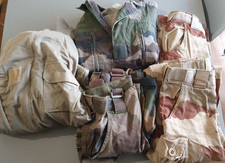 LOT DE 5 VETEMENTS MILITAIRE OCCASION - PANTALON DE COMBAT VESTE INSTRUCTEUR