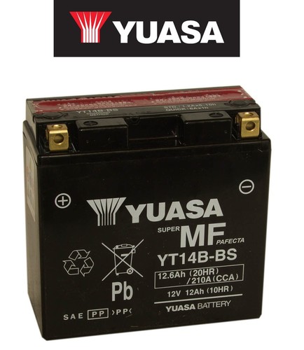 Batterie yuasa moto yt14b - batterie, yt14b-bs