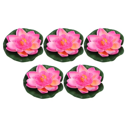 5pcs artificiel flottant - 5pcs, lotus
