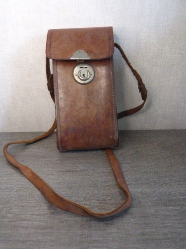 Sacoche ancienne cuir - sacoche,