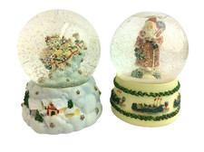 Pere Noel France Christmas Santa Claus Westland D1073 Mrs Decorative Snow Globes