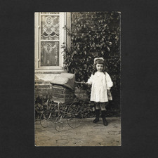 Girl dress bow white stroller