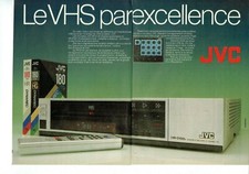 Advertising 0122 1985 JVC VCR VHS EXCELLENCE 2pages