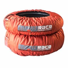 MPW Race Dept Analog Superbike  Tyre Warmers 120/200 in Orange
