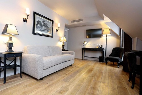 Parquet massif brun antique - ,