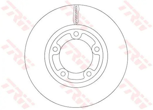 Disque frein ventilé - de,