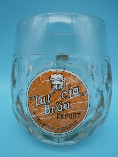 Rare ancienne chope verre