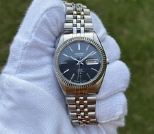 Seiko DX Automatic Men Wrist Watch Analog Day/Date Fluted Bezel Japan Movement