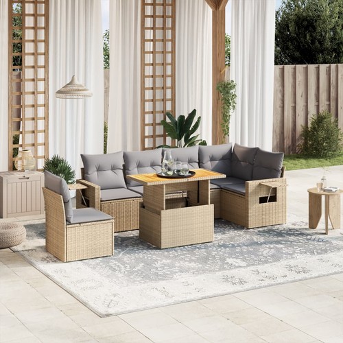 Salon jardin avec coussins - salon, de