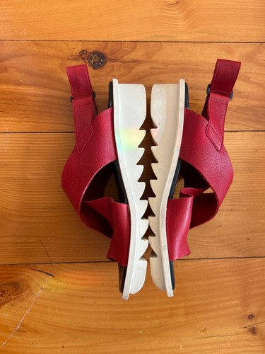 Arche red leather - in,