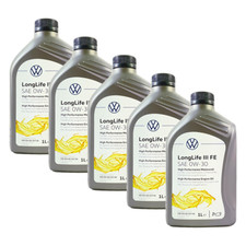 5 LT ENGINE OIL VOLKSWAGEN LONGLIFE III FE 0W-30 504.00 507.00 VW Audi Seat