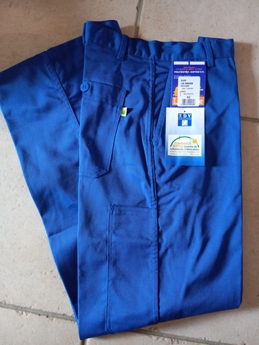Pantalon travail bleu - , "le