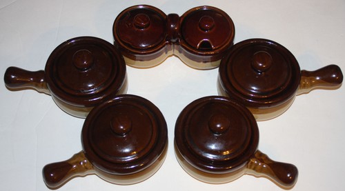 Euc set stoneware pottery - euc,