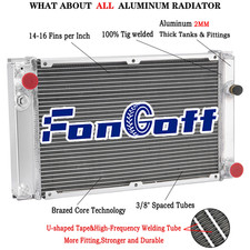 3 Rangées Aluminum Radiateur