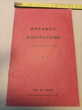 APPAREIL RESPIRATOIRE Gaz de