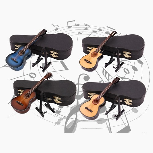 Guitare miniature avec - miniature, 1/12