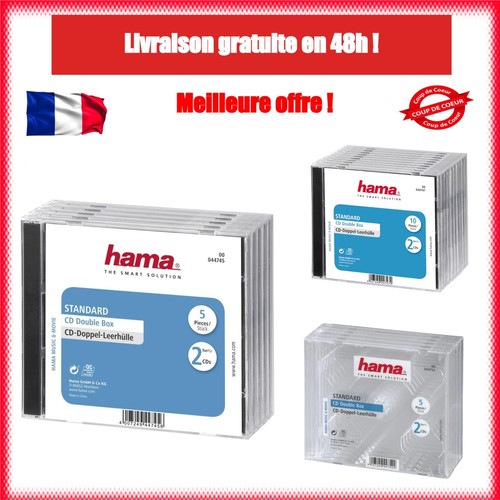 Hama boîtier double - hama, cd