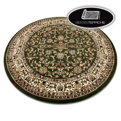 Tapis rond classique - tapis, vert