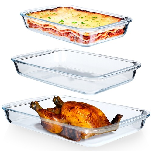 Plat gratin verre - à,