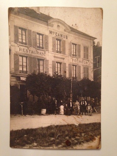 Ancienne carte postale maison - carte,