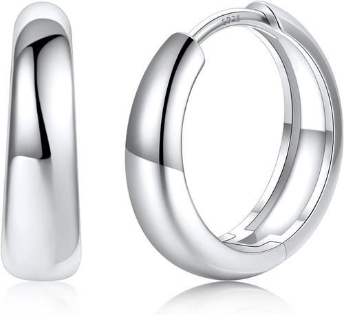 Créoles plaqué 8mm femme - plaqué,
