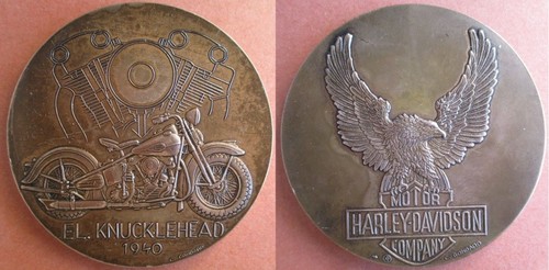 Médaille bronze harley - médaille,