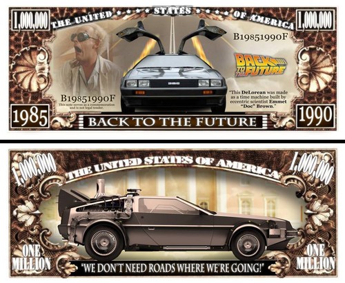 Retour vers futur billet - retour,