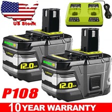 For RYOBI 18V Battery P108 18