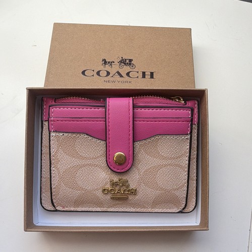 Coach porte feuille cuir - coach,
