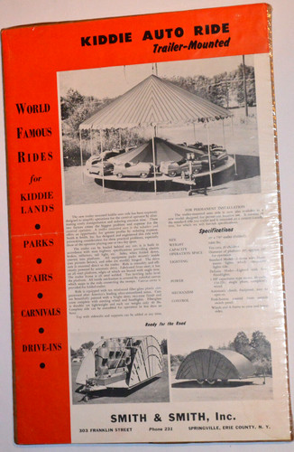Vtg 1950s carnival ride for - vtg,