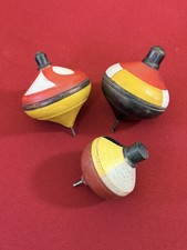 Jouets Anciens 3 Toupies En