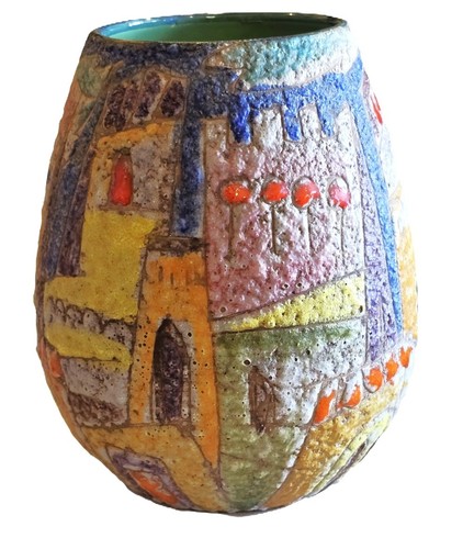 Vase céramique volcanique - céramique, "volcanique"