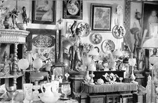 CPA 93 SAINT OUEN LE MARCHE AUX PUCES UNE BOUTIQUE ROMANTIQUE