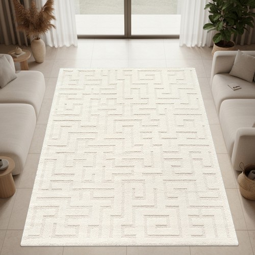 Tapis crème moderne - , design