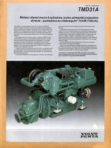 Volvo penta moteur marin tmd - volvo,