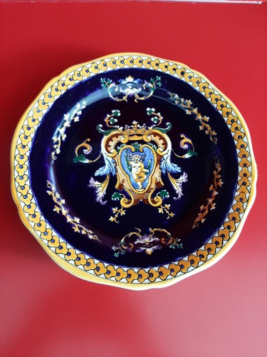 Gien assiette plat - assiette, renaissance