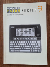 PSION Series 3 Guide d'utilisation en Français Manuel complet bon état