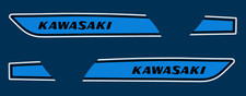 KAWASAKI 500 H1F - Stickers decals carrosserie - Blue