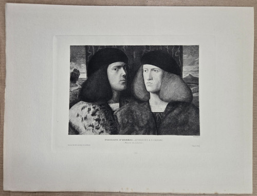 Gravure burin 1901 après - gravure, d'après