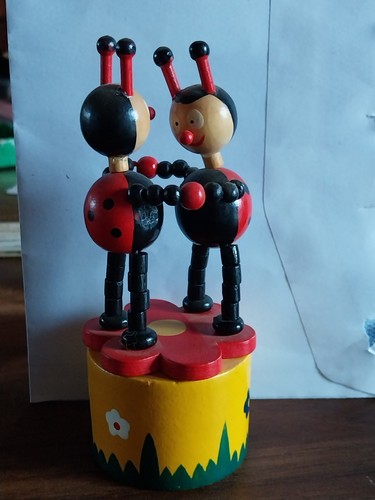 Wakouwa coccinelles bois jouet - bois,