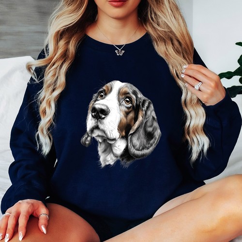 Sweat shirt basset hound dog - basset,