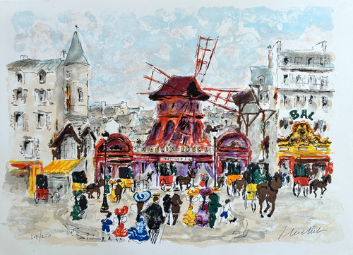 Urbain huchet moulin - huchet, rouge
